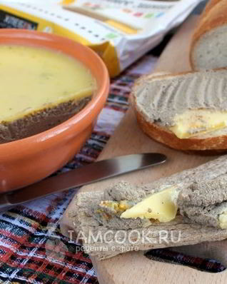 Паштет из печени с вермутом и апельсином