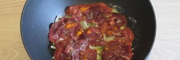 паштет из печени с вермутом и апельсином