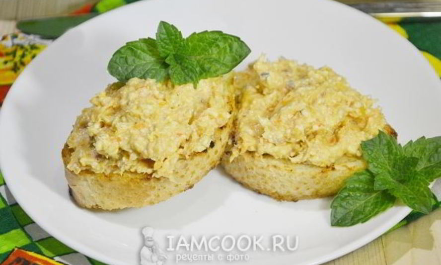 Рецепт паштета из сельди с морковью и плавленным сыром