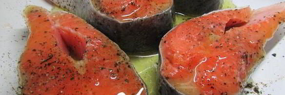 паштет из семги с красной икрой и белым вином