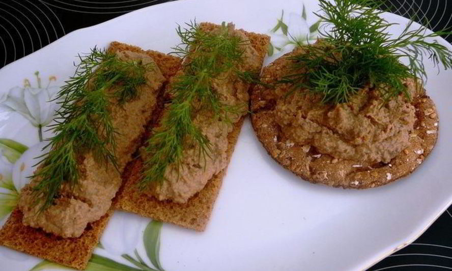 Рецепт паштета из свиной печени