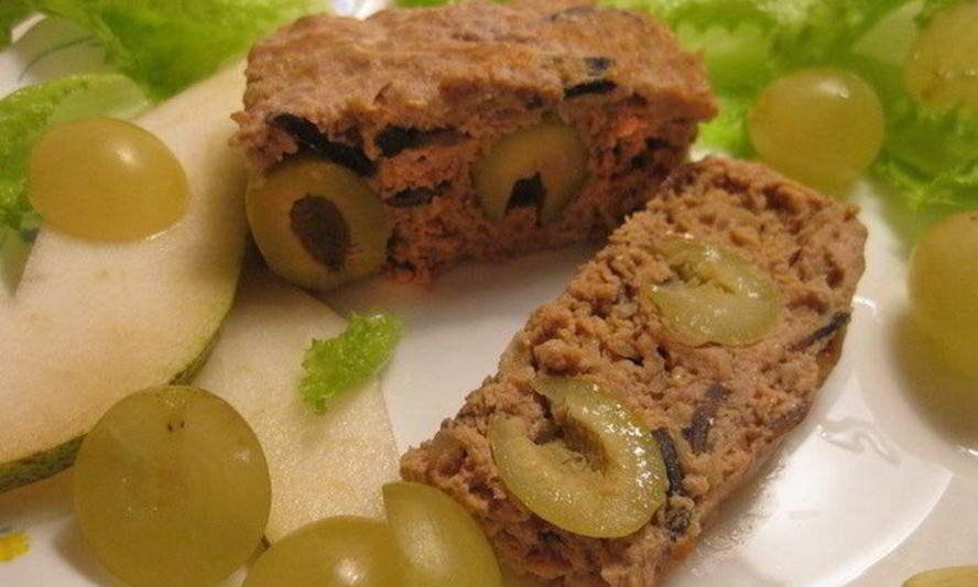 Рецепт паштета с фруктовым салатом