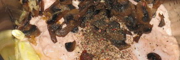 паштет с фруктовым салатом