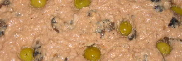 паштет с фруктовым салатом