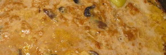 паштет с фруктовым салатом