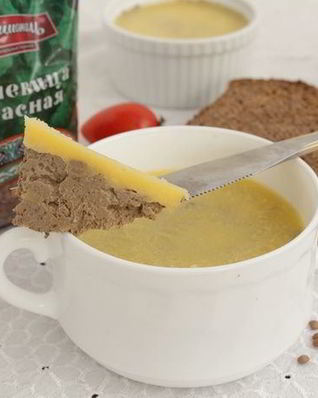 Печеночно-чечевичный паштет