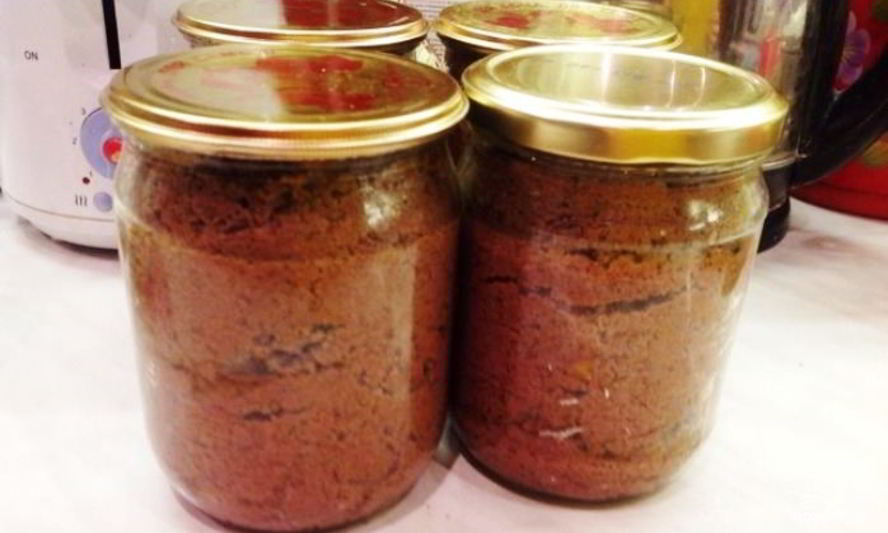 Рецепт печеночного паштета на зиму в банках