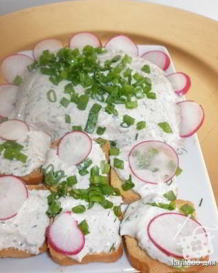 Селедочно-творожный паштет