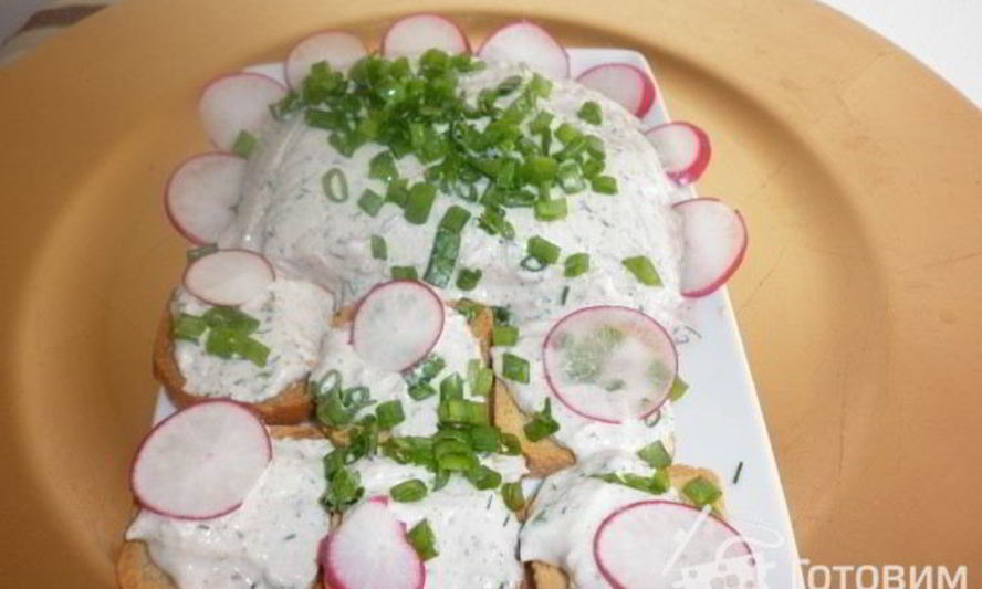 Рецепт селедочно-творожного паштет
