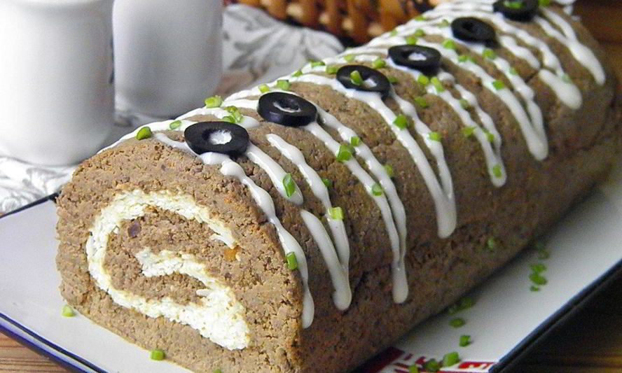 Рецепт печеночного рулета