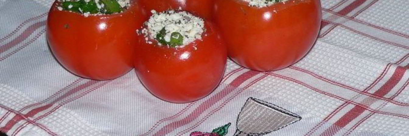Помидоры, фаршированные брынзой
