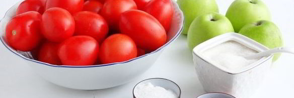 помидоры с яблоками на зиму без уксуса