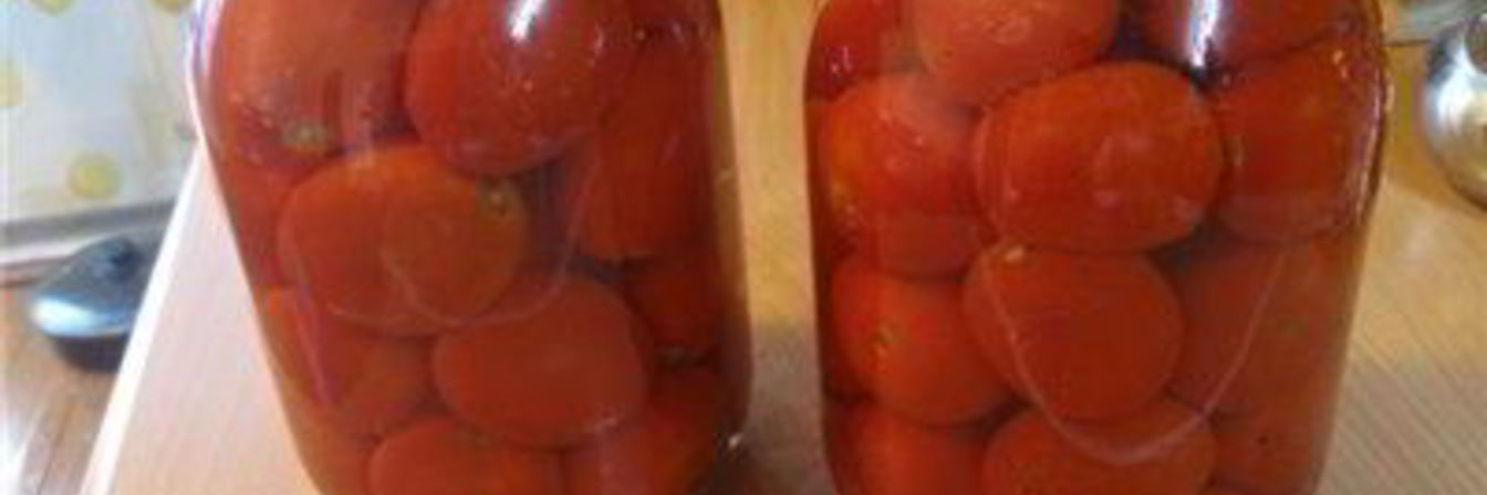 Помидоры с яблоками на зиму