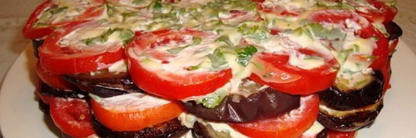 Простая закуска из баклажанов