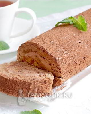 Бисквитный рулет Трюфель