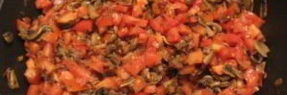 картофельный рулет с овощами