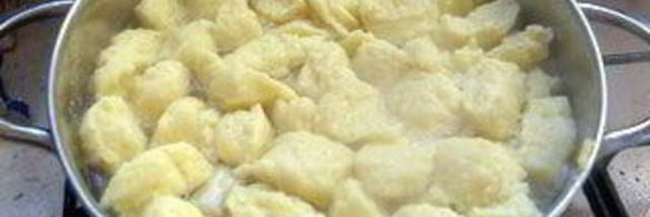 клецки по-парижски и рулет из котекино