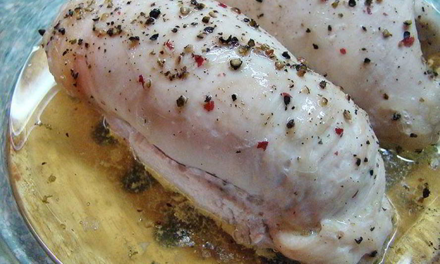 Рецепт куриного рулета с грушей