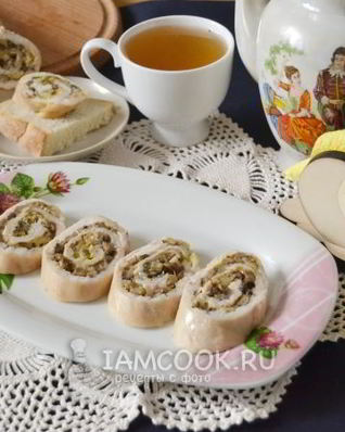 Куриный рулет в духовке