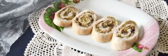 куриный рулет в духовке