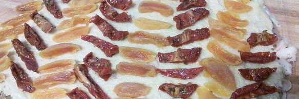 куриный рулет в гранатовом желе