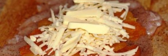 куриные рулетики с курагой и сыром