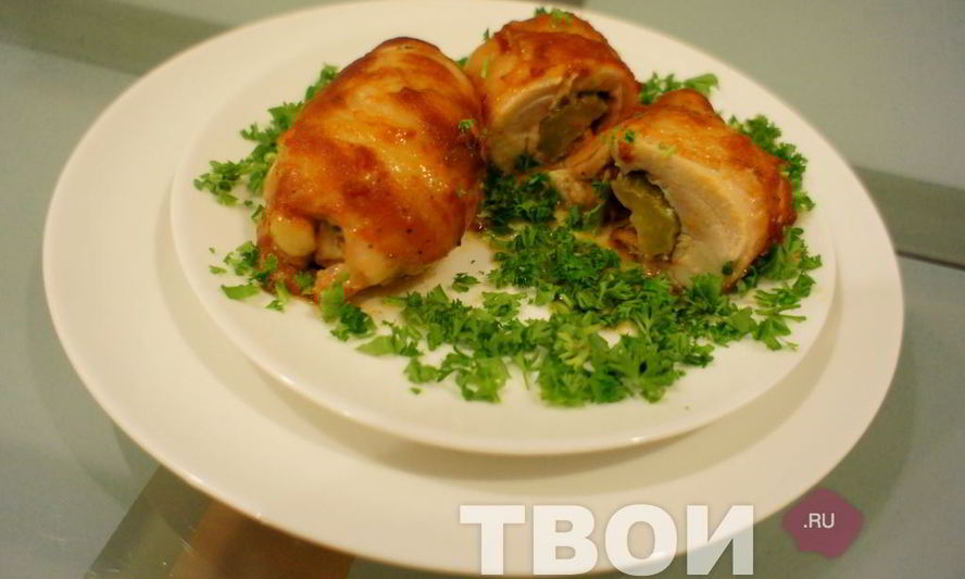 Рецепт куриных рулетиков