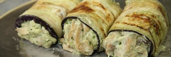 манелла — запеченные рулеты из баклажанов