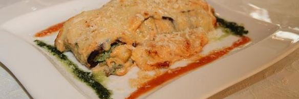 манелла — запеченные рулеты из баклажанов