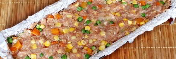 мясной рулет конфетти