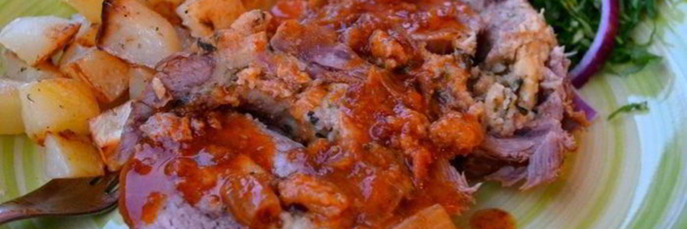 Мясной рулет по-неаполитански