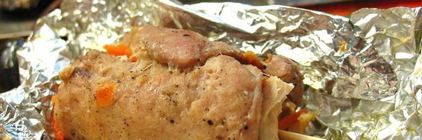 Мясные рулетики в духовке