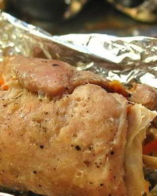 Мясные рулетики в духовке