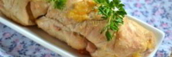 новогодний рулет из курицы