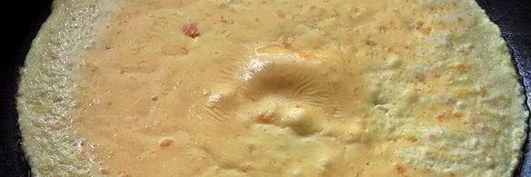 омлетный рулет с начинкой