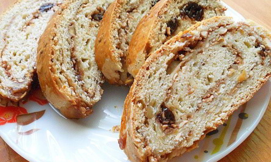 Рецепт песочного рулета на творожном тесте