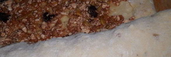 песочный рулет на творожном тесте