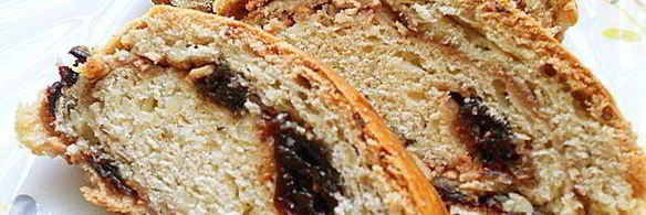 песочный рулет на творожном тесте