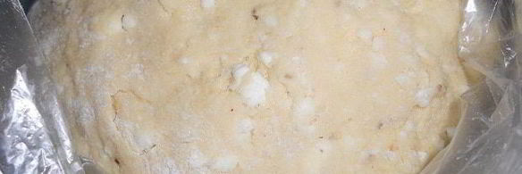 песочный рулет на творожном тесте