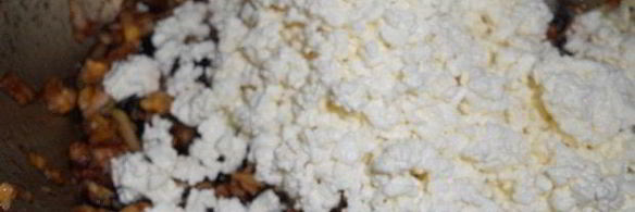 песочный рулет на творожном тесте