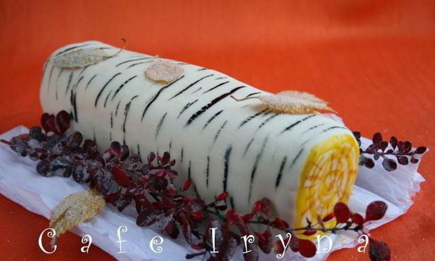 Рецепт рулета березовое полено