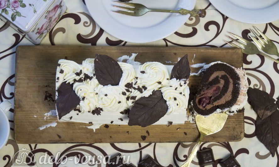 Рецепт рулета черного лес