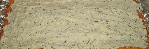 рулет из болгарского перца с творогом и зеленью