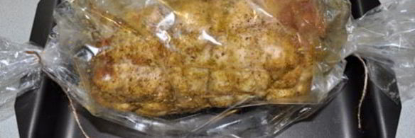 рулет из брюшины со сладким перцем