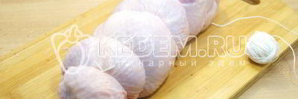 рулет из курицы с черносливом