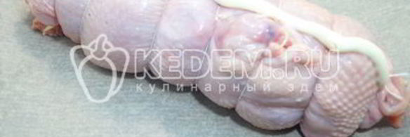 рулет из курицы с черносливом