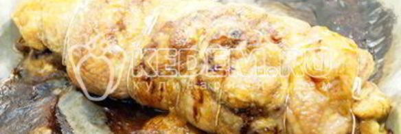 рулет из курицы с черносливом