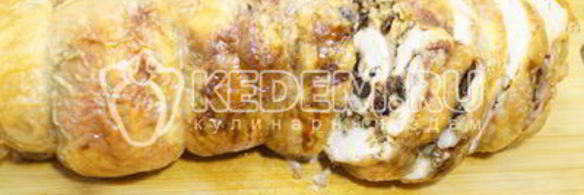 рулет из курицы с черносливом