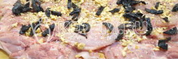 рулет из курицы с черносливом