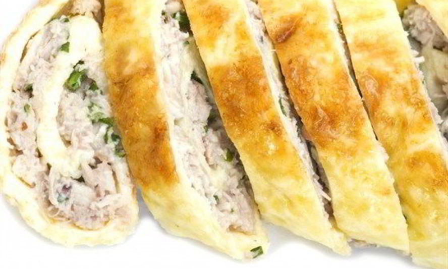 Рецепт рулета из лаваша с курицей и сыром